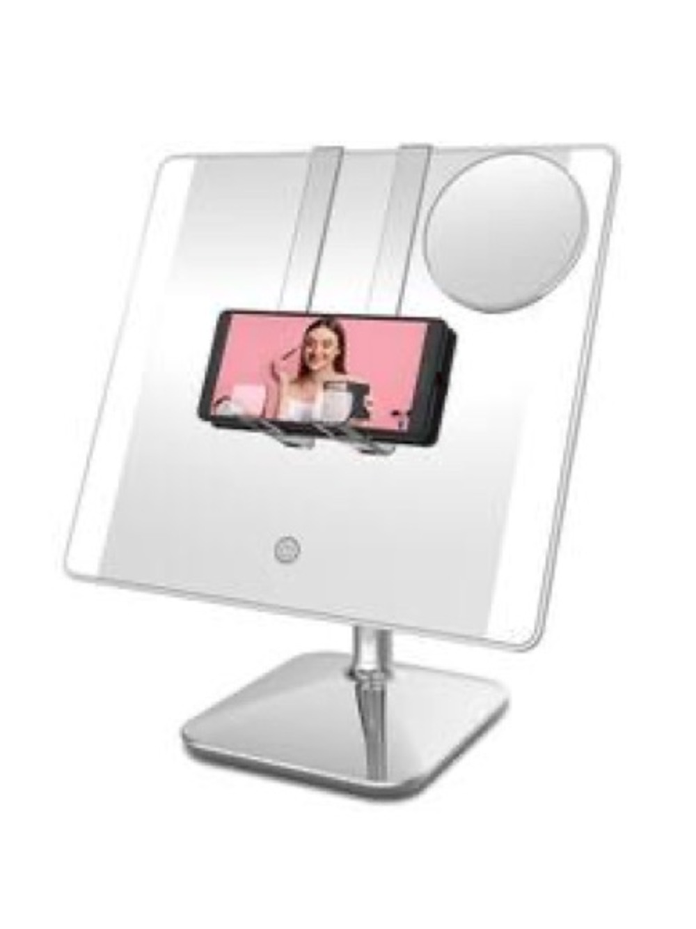 Conair 13.5 in. x 15.3 in. Tabletop Social Media Makeup Mirror with LED Lighting - Picture 8 of 9